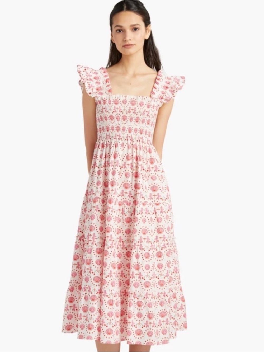 Hill House Ellie Nap Dress Mermaid Print Size XS - Picture 1 of 13